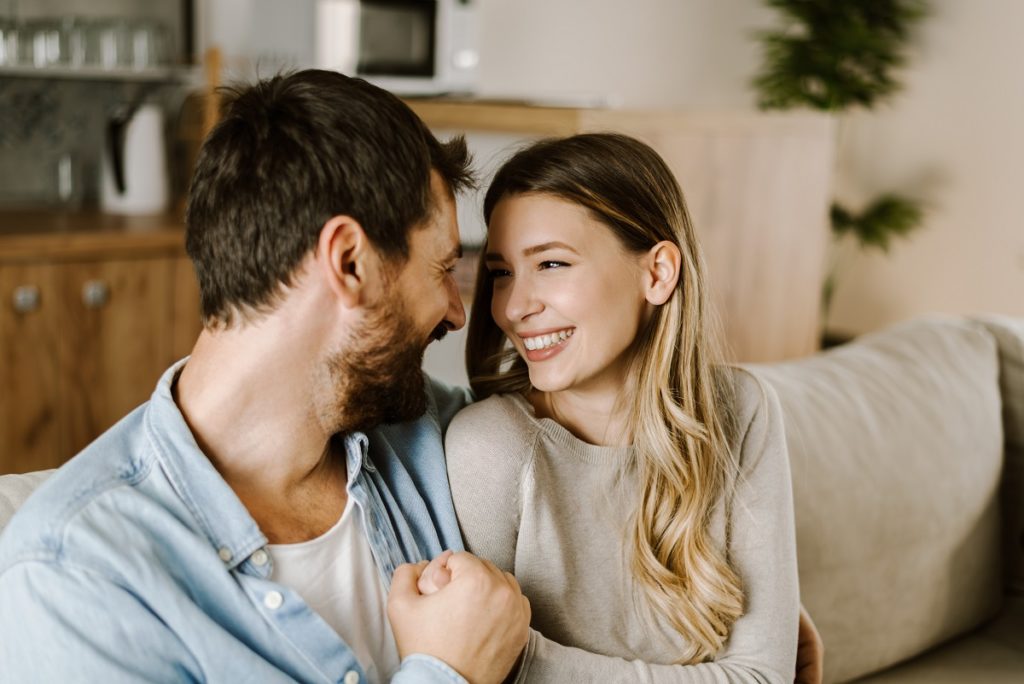 Happy young couple