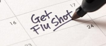 Get flu shot reminder notice